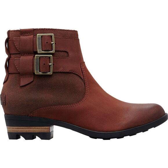 SOREL Women's Lolla Waterproof Leather Ankle Boot Size 6 Chestnut NL3080-282 - Picture 1 of 15